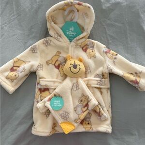 Disney Baby Winnie the Pooh Cream Robe